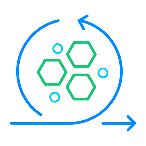 Data processing, filtering and transformation Icon