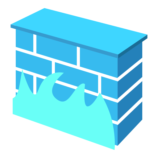 Firewall + fire Icon