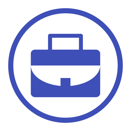 Briefcase with loop Icon