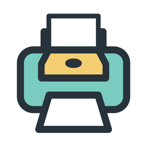 Color block - Fax Icon