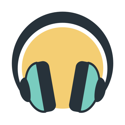 Color block - headset Icon