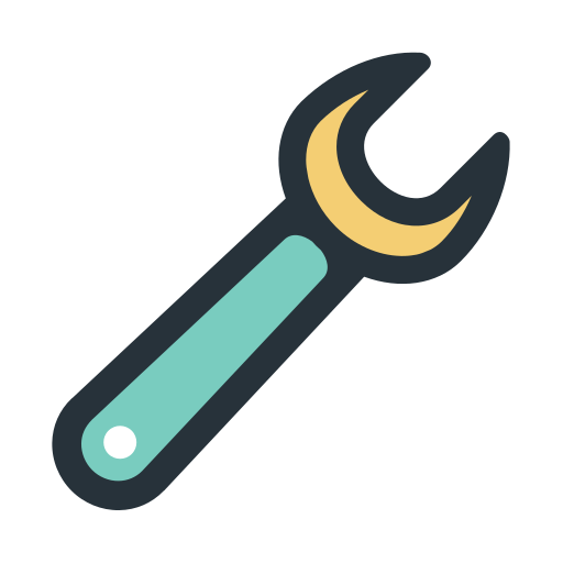 Color block wrench Icon