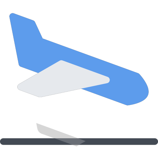 airplane landing Icon
