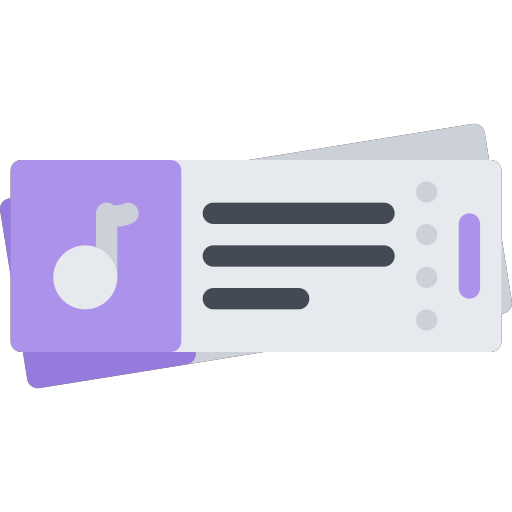 concert tickets Icon