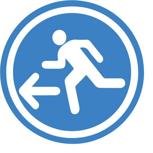 Escape direction rescue Icon
