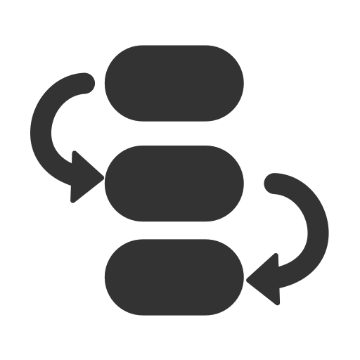 Task flow Icon