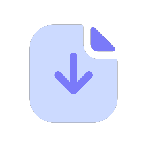 Paper Download Icon