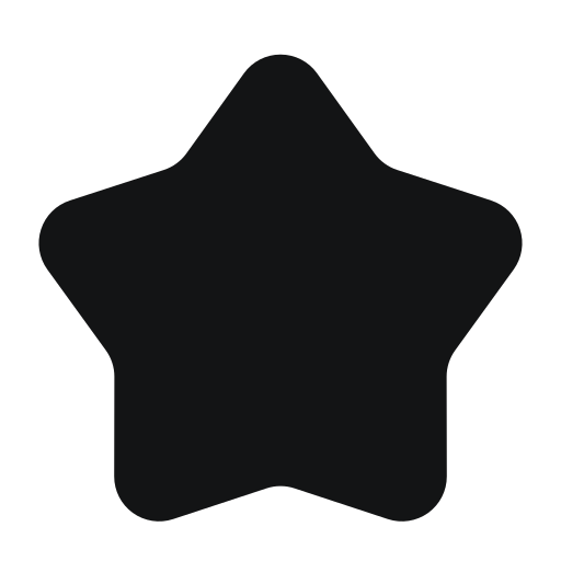 Collection, five pointed star Icon