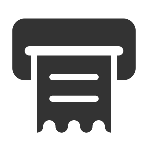 Platform invoice Icon
