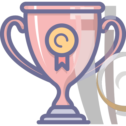 Awards, trophy, achievement, victory, completion Icon