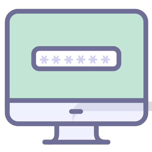 Computer password Icon