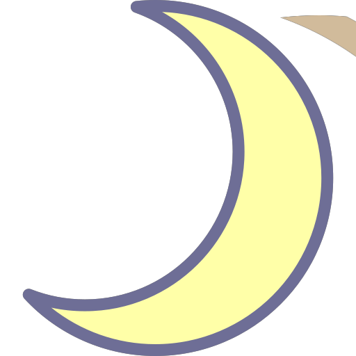 Moon, moon, night, night Icon