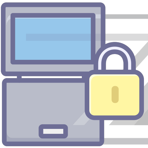 Notebook Security Icon