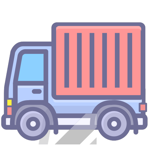 Truck, car, truck, truck, transportation, delivery, express delivery Icon
