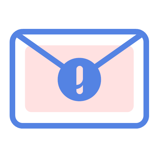 Warning mail Icon