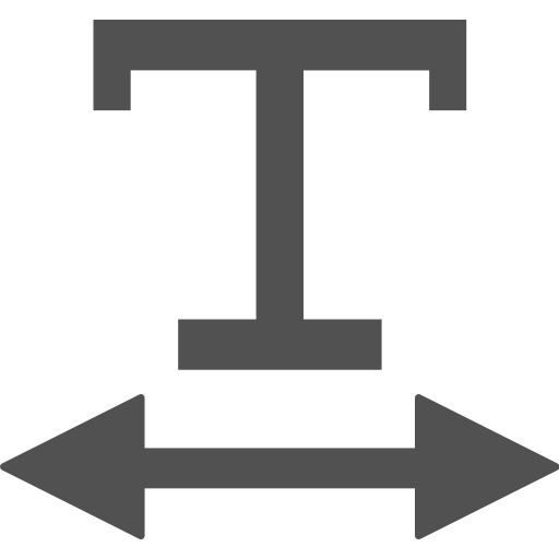Lateral distance Icon