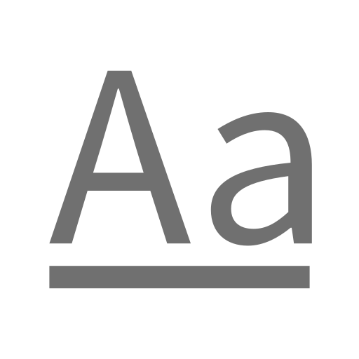 Typeface Icon
