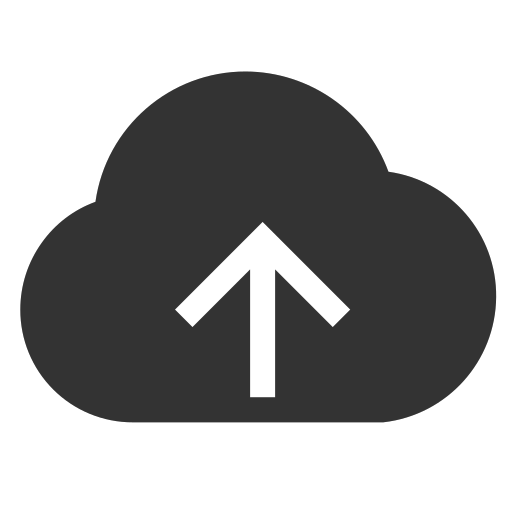 Cloud upload_ one Icon
