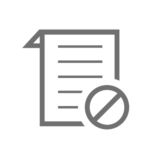 Prohibition of submission Icon