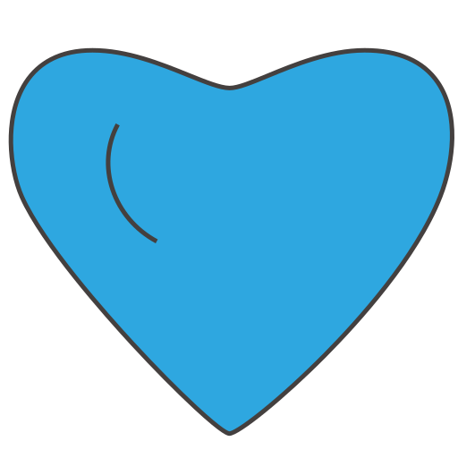 Love blue Icon