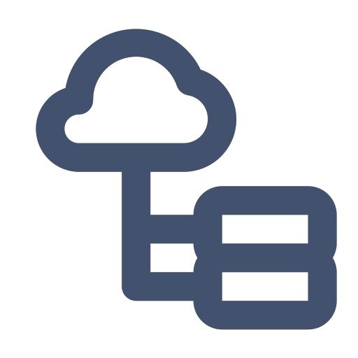 cloud-database-tree Icon