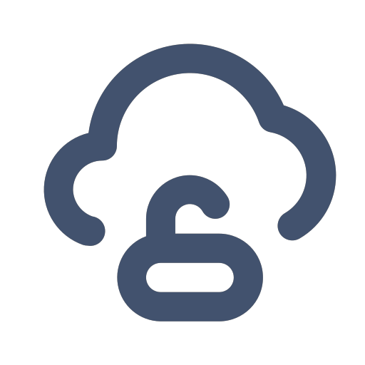 cloud-unlock Icon