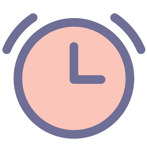 Alarm clock, alarm, reminder, event Icon