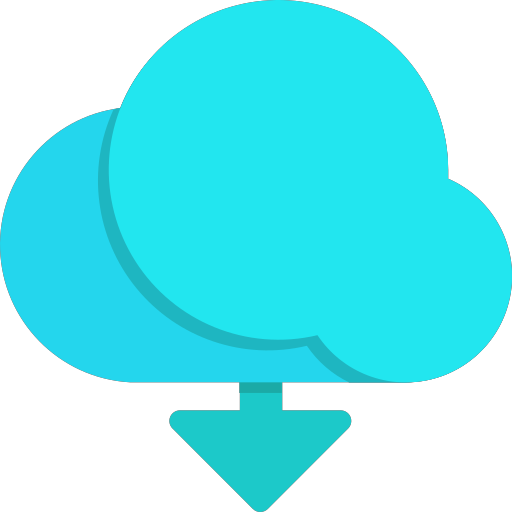 Download from the cloud Icon