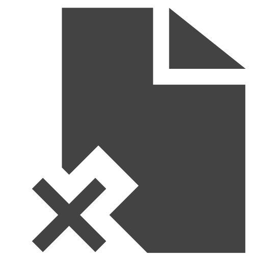 si-glyph-document-error Icon