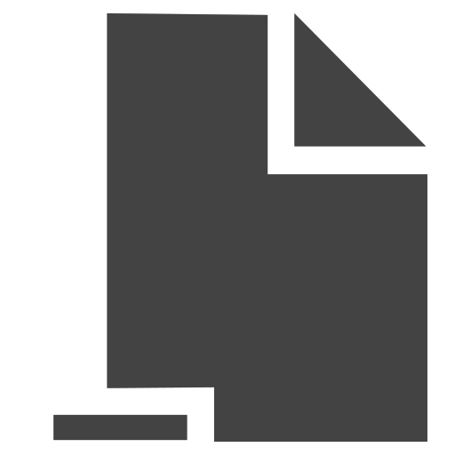 si-glyph-document-remove Icon