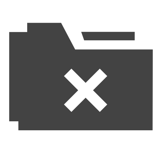 si-glyph-folder-error Icon