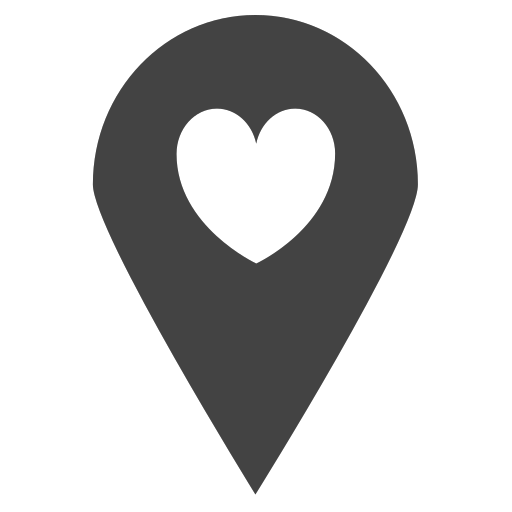si-glyph-pin-location-love Icon