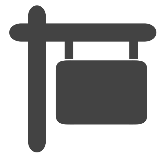 si-glyph-sign-board Icon