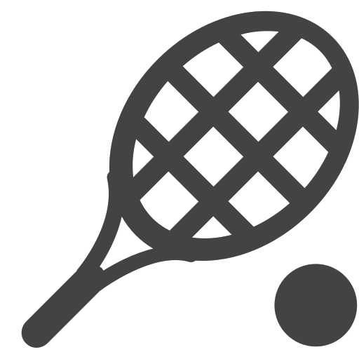 si-glyph-tennis-racket-ball Icon