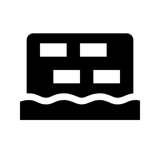 Flood control wall Icon