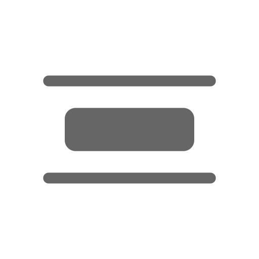 Vertical equal spacing Icon