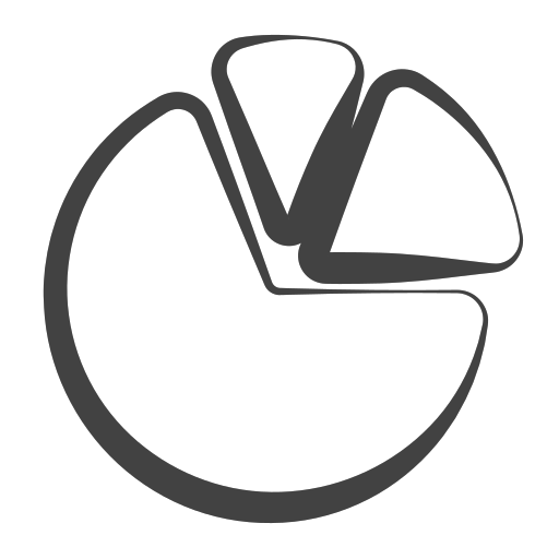 Meta pie chart icon Icon