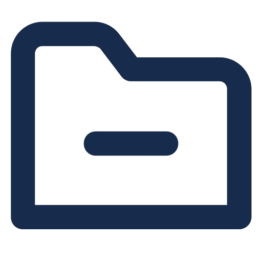 folder-minus Icon