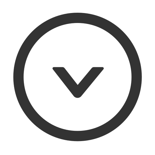 Linear lower circle Icon
