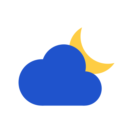 Cloudy night Icon