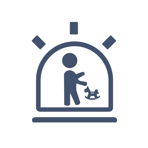 Supervision and early warning of de facto unattended children Icon