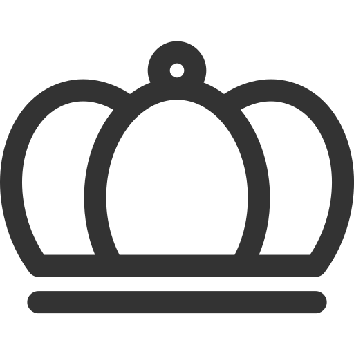 Linear crown Icon