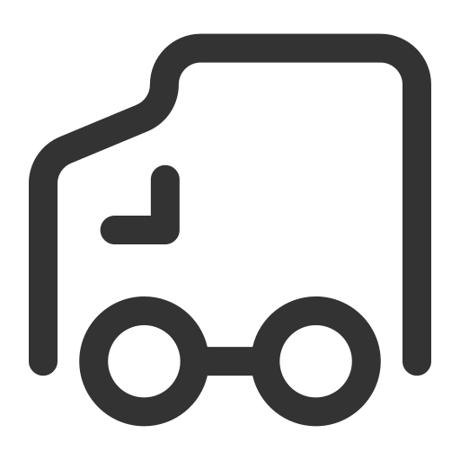 Linear truck Icon