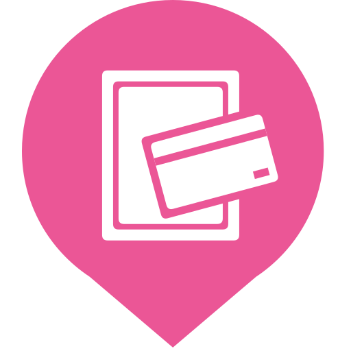 Card swiping identification access control Icon