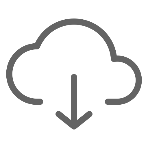 Cloud, download, storage Icon