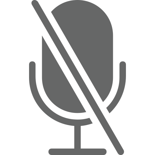 mute microphone icon