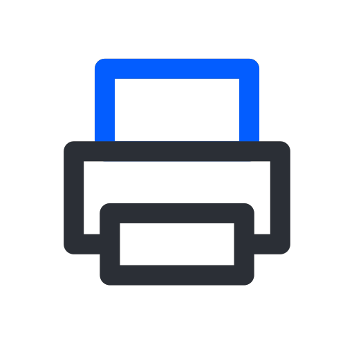 Menu bar - market - print management Icon