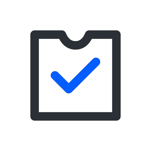 Menu bar - production - completion record Icon