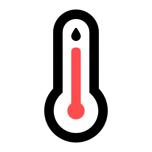 Temperature and humidity_ high temperature Icon