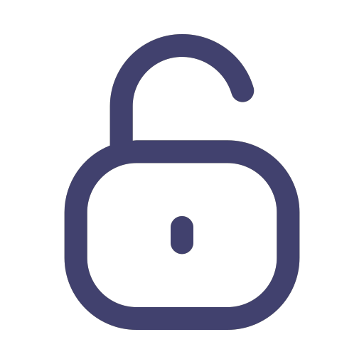 unlock-svgrepo-com (2) Icon